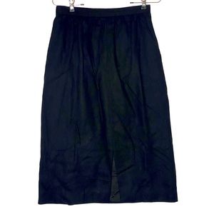 Vintage JH Collectibles
Midi Black Lined‎ 100% Wool Pencil Skirt